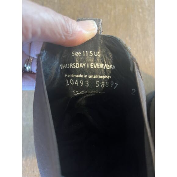 Thursday Boot Co Dark Olive Suede Men’s Size 11.5 - Picture 4 of 6